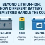 Battery Performance in Cold weather Lead-acid vs NiMH vs LiFePO4