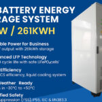 “Sunlith Energy’s next-generation Commercial & Industrial Battery Energy Storage System (C&I BESS) – Model 125kW/261kWh.”