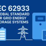 IEC 62933: International Standard for Safe and Sustainable Energy Storage