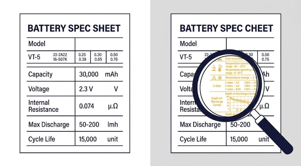 BESS procurement trap: reading the fine print behind a battery datasheet